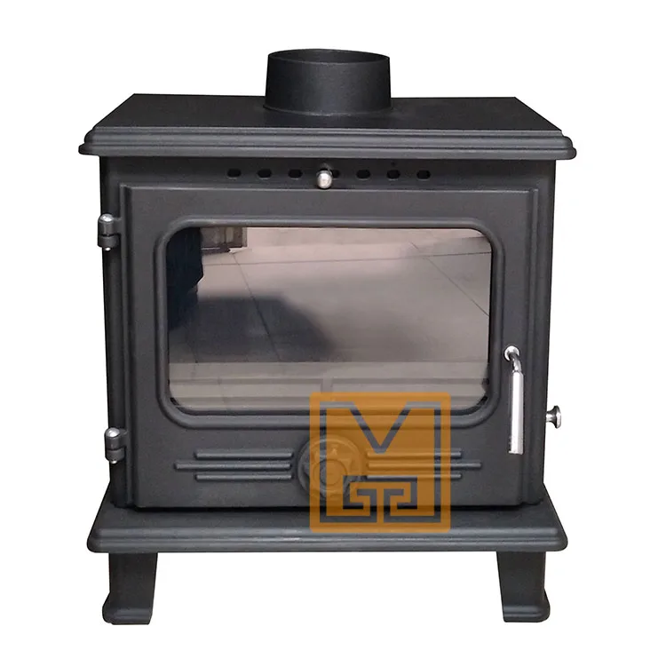 Real Fire Cast Iron Fireplace Wood Burning Indoor Heater Stove