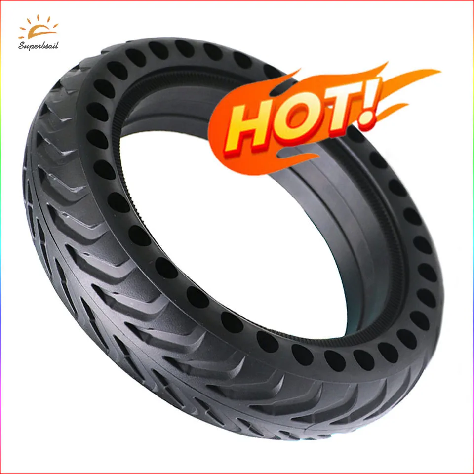 Ridefixing EURO Stock Original E-scooter Rubber Solid Tires For Xiaomi M365 Electric Scooter 8.5 Inch Tire Tubeless Solid Tyre