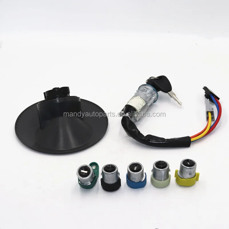 High Quality Complete Kit Lock Barrel Neiman and Tank Cap for RENAULT KANGOO 7701472590 7701470734 Door Lock