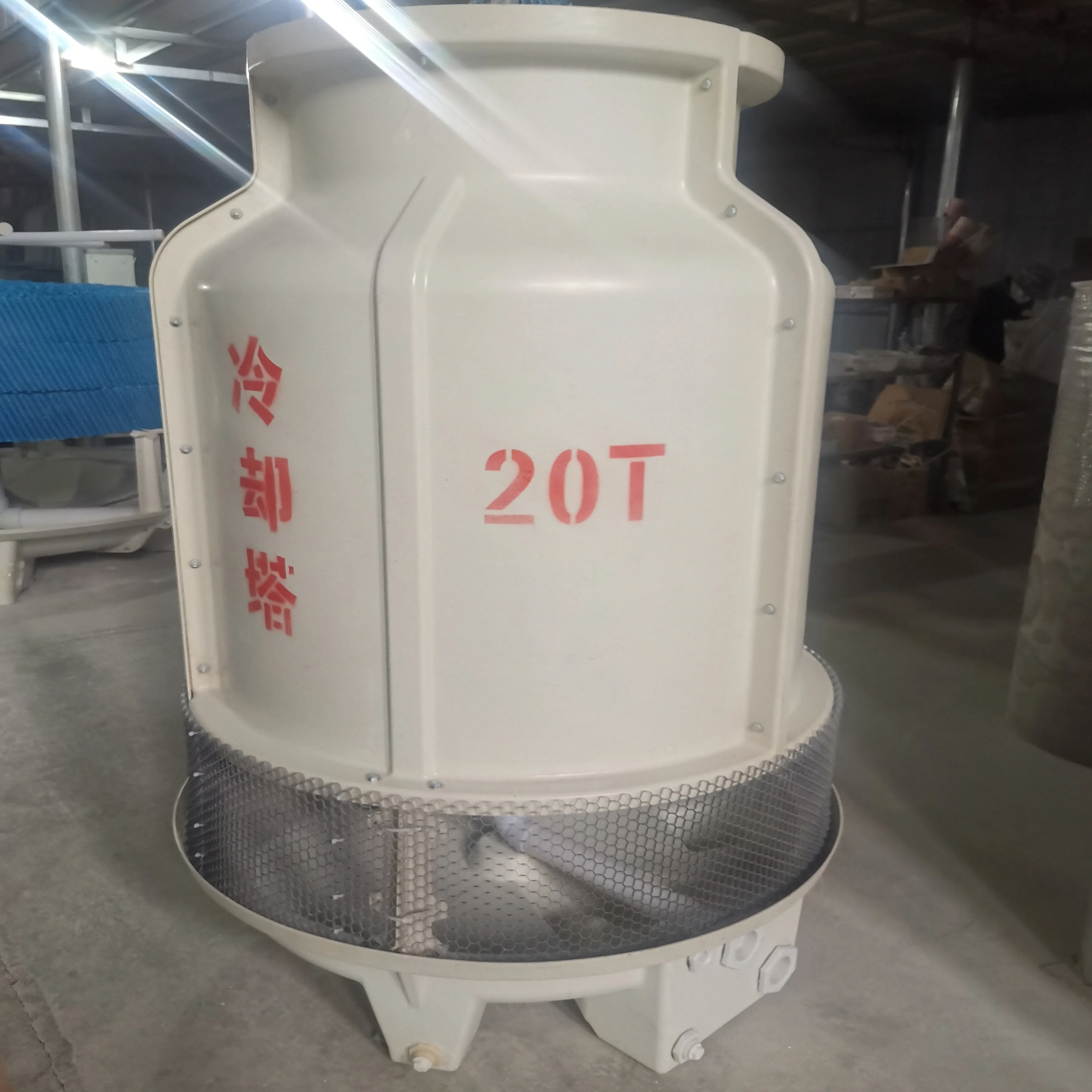 Square Cross-flow Cooling Tower, FRP, FRP GRP Fiberglass - detail 4