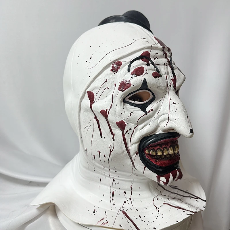 Gobesty Art The Clown Maske - Horror Clown Maske Mit Mini Zylinder Für Halloween