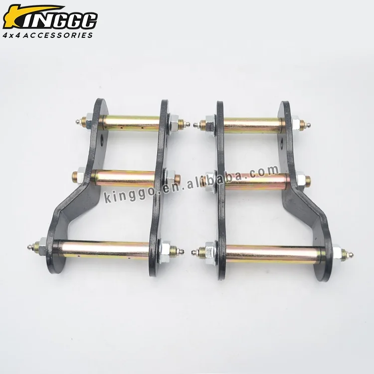 2 Inch Leaf Spring Rear Extended Shackles Greasable for Hilux Revo