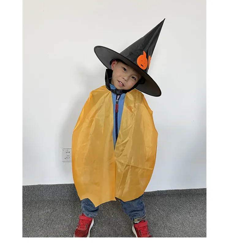 Kids halloween witch hat pumpkin hat