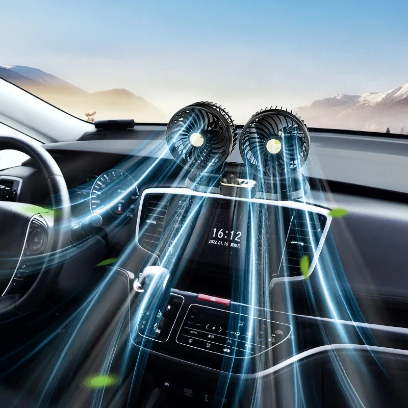 Заводская цена изготовленный по индивидуальному заказу 360 вентилятор для каравана морского катера 24 В автомобильные вентиляторы воздушного охлаждения кабины Запчасти и аксессуары грузовиков