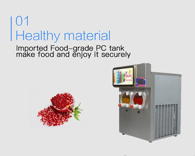 2021 New Design 2 Flavors High Quality Enclosed Frozen Cocktail Maker