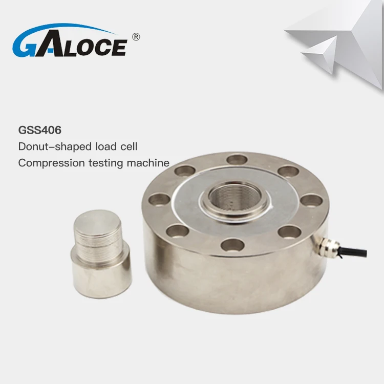 GSS406 GALOCE Alloy Steel Compression Round Load Cell 5 Ton 50 Ton