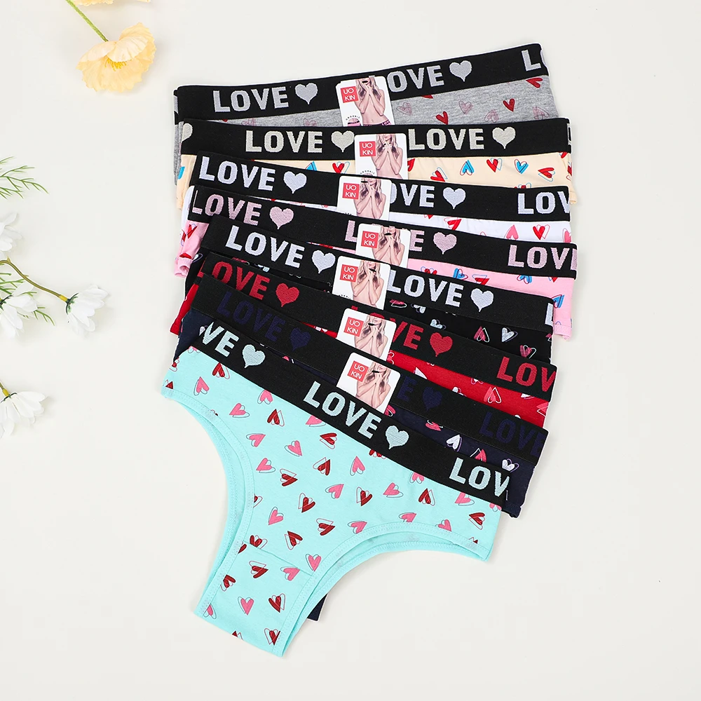 Ropa interior de algodón puro 100% barata personalizada UOKIN para