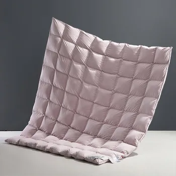 Winter Bedding Quilt Thickened White Goose down with Digital Logo Printed Cotton and Polyester Filling for Home Use