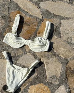 Summer One Piece Swimsuit China Wholesale Custom Girls Two Piece Bikini Set Bandeau Swimwear