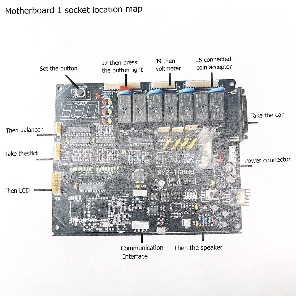 DIY Claw Crane Machine Motherboard - LCD Kit for Sale