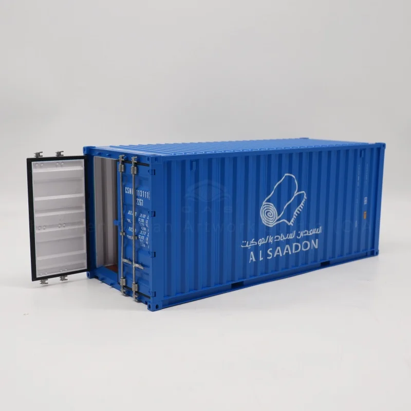 【LA】Фабрика моделей контейнеров O.A.S — индивидуальные модели в масштабе 1:20, художественные модели морских контейнеров, модель контейнера ALSAADON