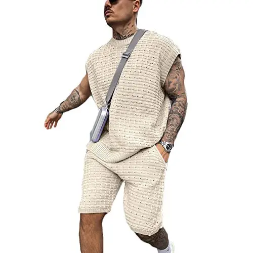 トップス Kamiya mens summer knit トップス Kamiya mens summer knit Summer Knitted Sweater Tank