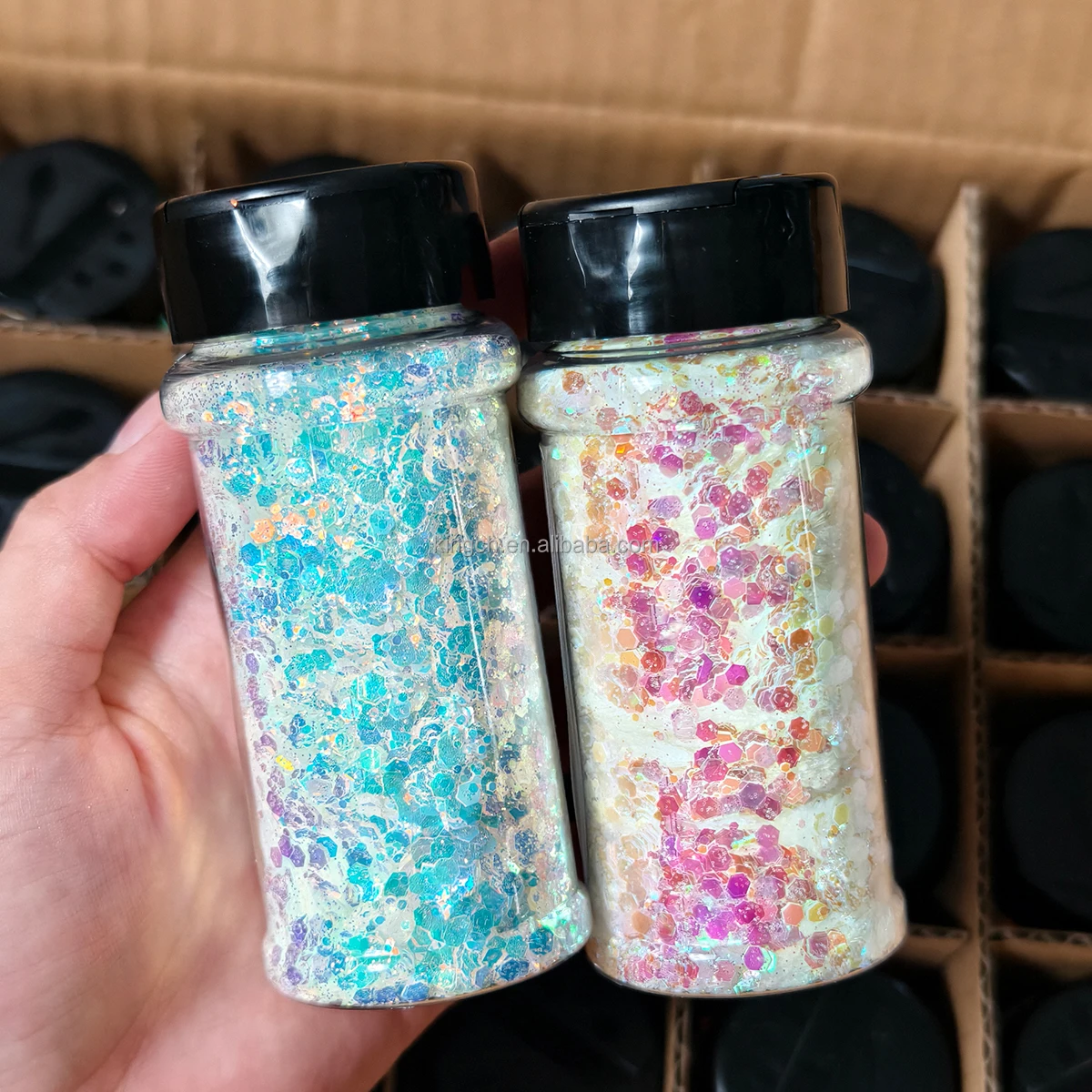bottle chunky glitter powder for resin arts crafts body face nail tumbler-8