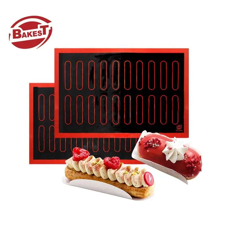 Profession Non Stick Micro Perforated High Temperature Silicone Baking Mat Hollow-Out Resistance Silicone Mesh Mat for Kitchen