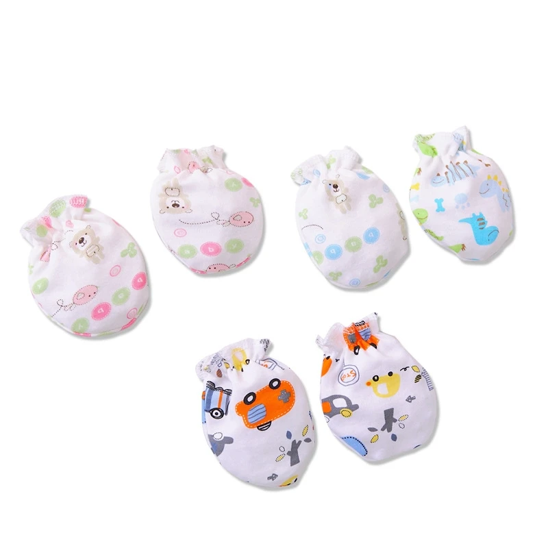 Оптовая продажа, детские варежки, набор варежек для новорожденных, варежки для младенцев, перчатки для прорезывания зубов, Хлопковые варежки для младенцев