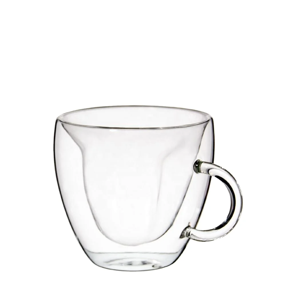 best selling small glass cup coffee cup black tea double wall