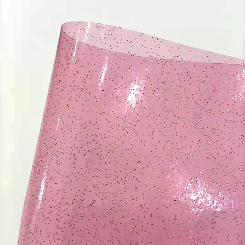 PVC Klebefolie transparent pink 0,1x194x320 mm, 3,52 €