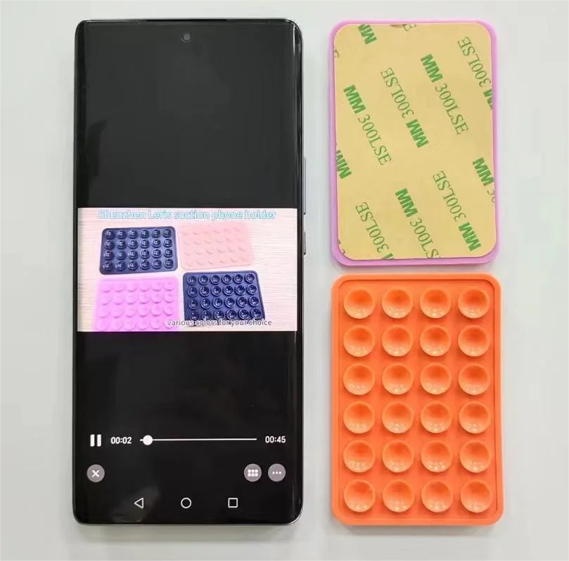 2 Stück Mini Spiegel Zum Aufkleben - Handy Spiegel Mit Strasssteine & Klebeband