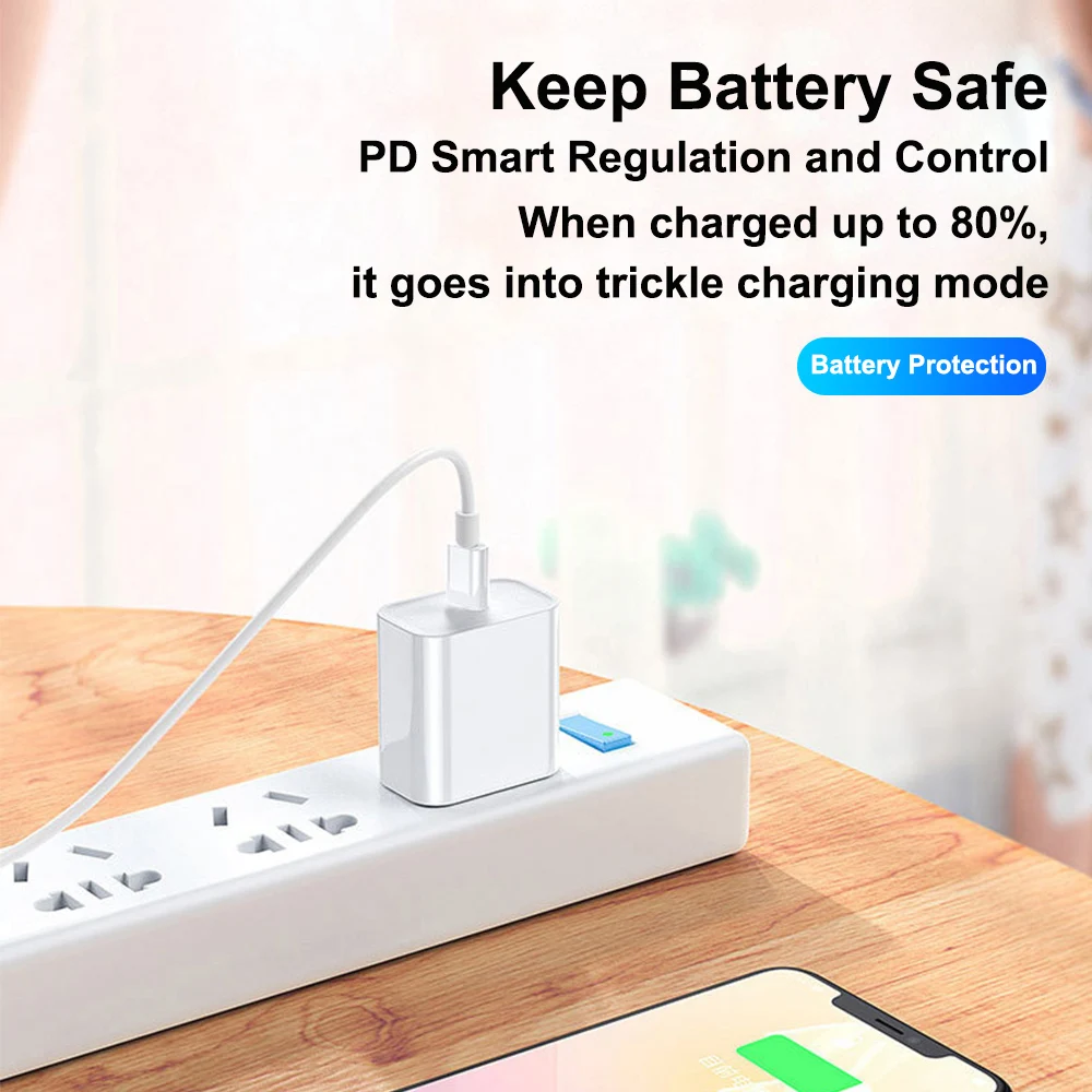 
18W USB-C Type-C PD Быстрый зарядный кабель для передачи данных для iphone 12/ 11 max pro для подзарядки передачи и синхронизации Шнур 18 Вт зарядка PD 