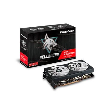 Powercolor RX6600 Hellhound Gaming Graphics Card - 8GB GDDR6