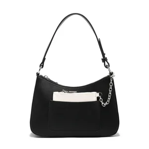 Custom Logo Simple Fashion Ladies Purses Handbags Classic Crossbody Bag Design Chain Shoulder Bags for Women