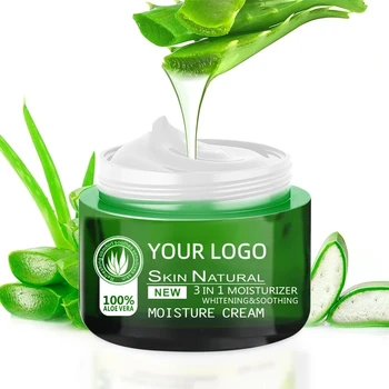 New face cream lotion korean Natural organic for the face  repair and nourish Aloe Face Care cream