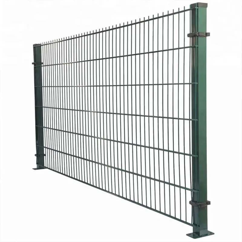 Double Rod Galvanized Barbed Wire Fence with Square Hole Bended Iron Wire Welded Strand Processed
