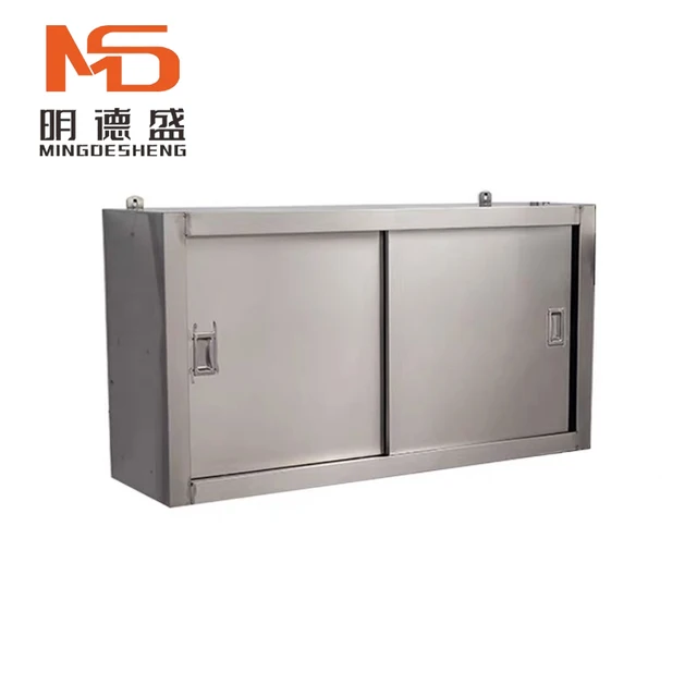 Wall Cabinet for Hotel & Restaurant Kitchen Stainless Steel 201/304 Handing Storage Solution for Bakery Kitchen Equipment