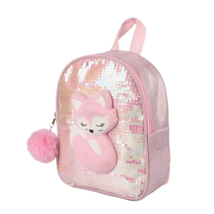 pink fox backpack