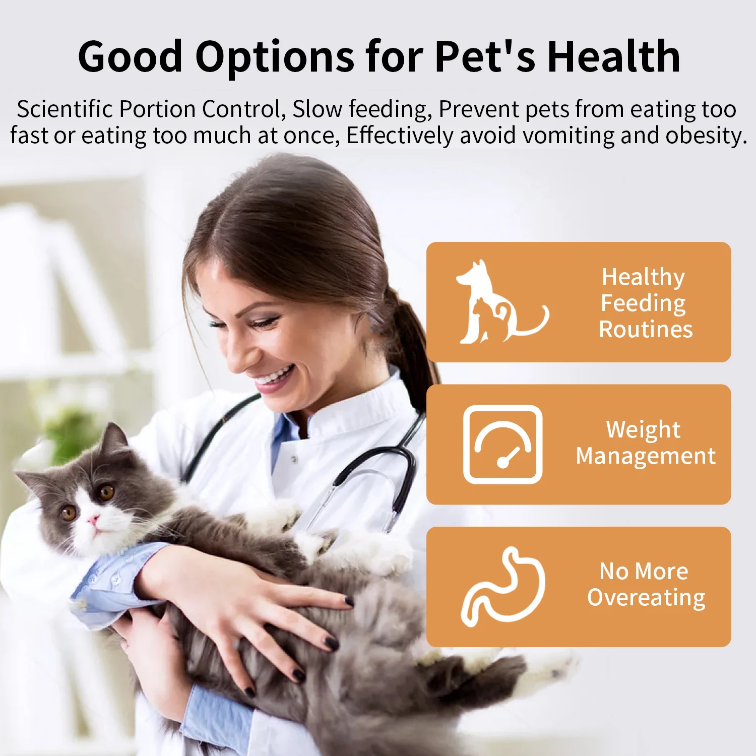 Papifeed Capacity Smart Pet Feeder With Smart Life App Wifi Remote Control for Cats Dogs Auto Feeder Pet Feeder