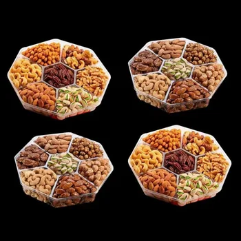 Luxury Hazelnut Walnut Kernels Cashew Dry Fruits Nuts Gift Nut Packaging Box For Nuts