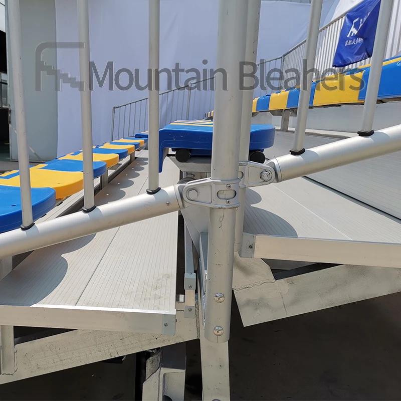 
Телескопические трибуны, профессиональная портативная переносная тележка, переносная Складная трибуна для проката 