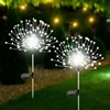 Single warm-light 90-lamp solar-powered 8 functions-default