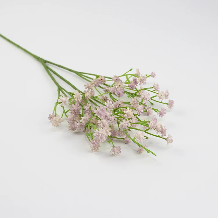 Украшение для свадебной вечеринки настоящий белый пластиковый сушеный искусственный цветок дыхания