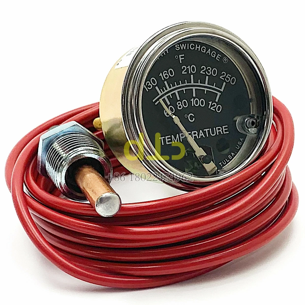For Caterpillar 4W2683 4W-2683 Air Temperature  Gauge D346, D348, D349, D353 Oil Temperature  Gauge Indicator Temp Gauge
