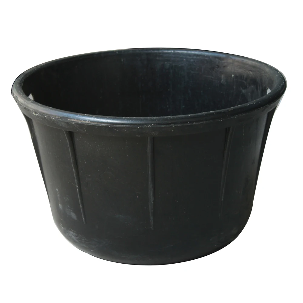 Customized Strong Tyre Rubber Bucket,Round Flexible Container&Pail,Flexible Storage Basket 45-60L,rubber Concrete Mixing Tub