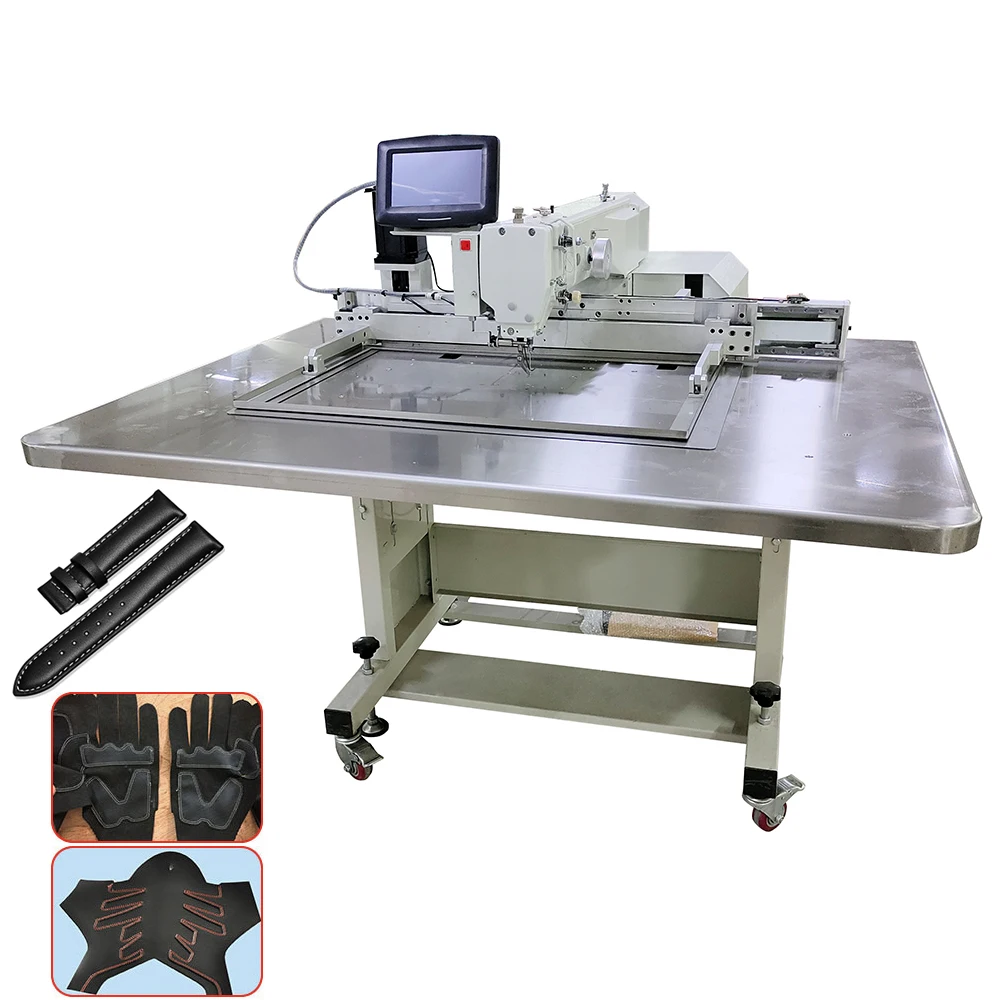 Automatic Programmable Template Pattern Sewing Machine For Leather