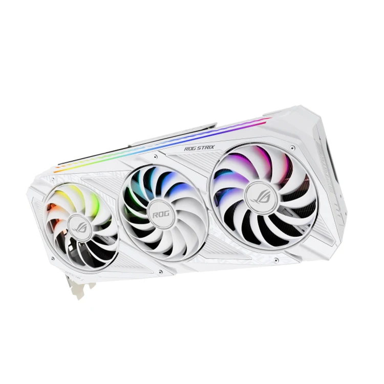 ASUS ROG-STRIX-RTX3080-O10G-WHITE-V2 Used Graphics Card with 10GB GDDR6  Memory NVIDIA GeForce RTX 3080 GPU Video Card| Alibaba.com