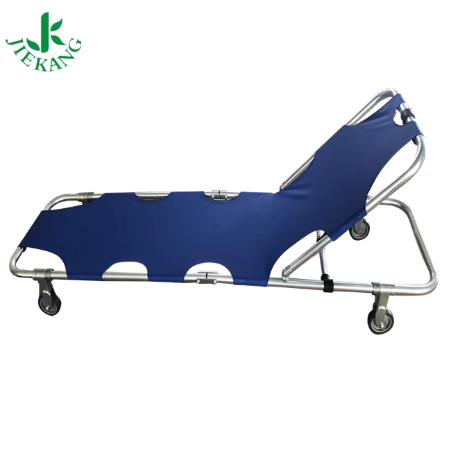 Most Popular Health Standard Light Weight Medical Emergency Folding Stretcher With Wheels