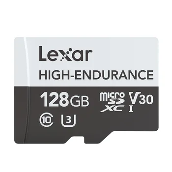 100% Original Lexar Memory Card High Endurance Video Monitoring Flash Card 32gb 64gb 128gb Sdhc/sdxc micro sd