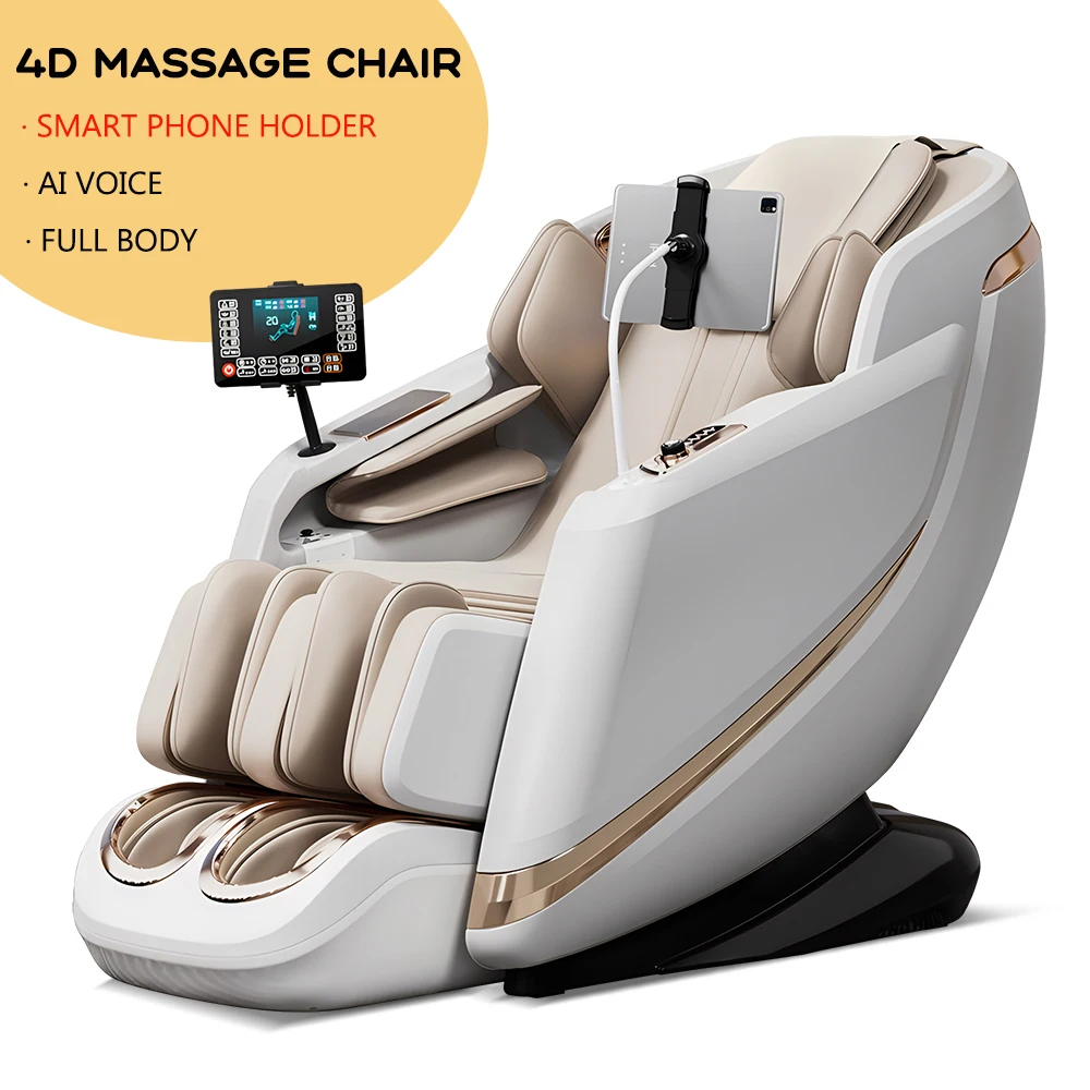 GUOHENG Großhandel intelligente Luxusmassagestühle A10 5D Zero Gravity AI Sprachmassage