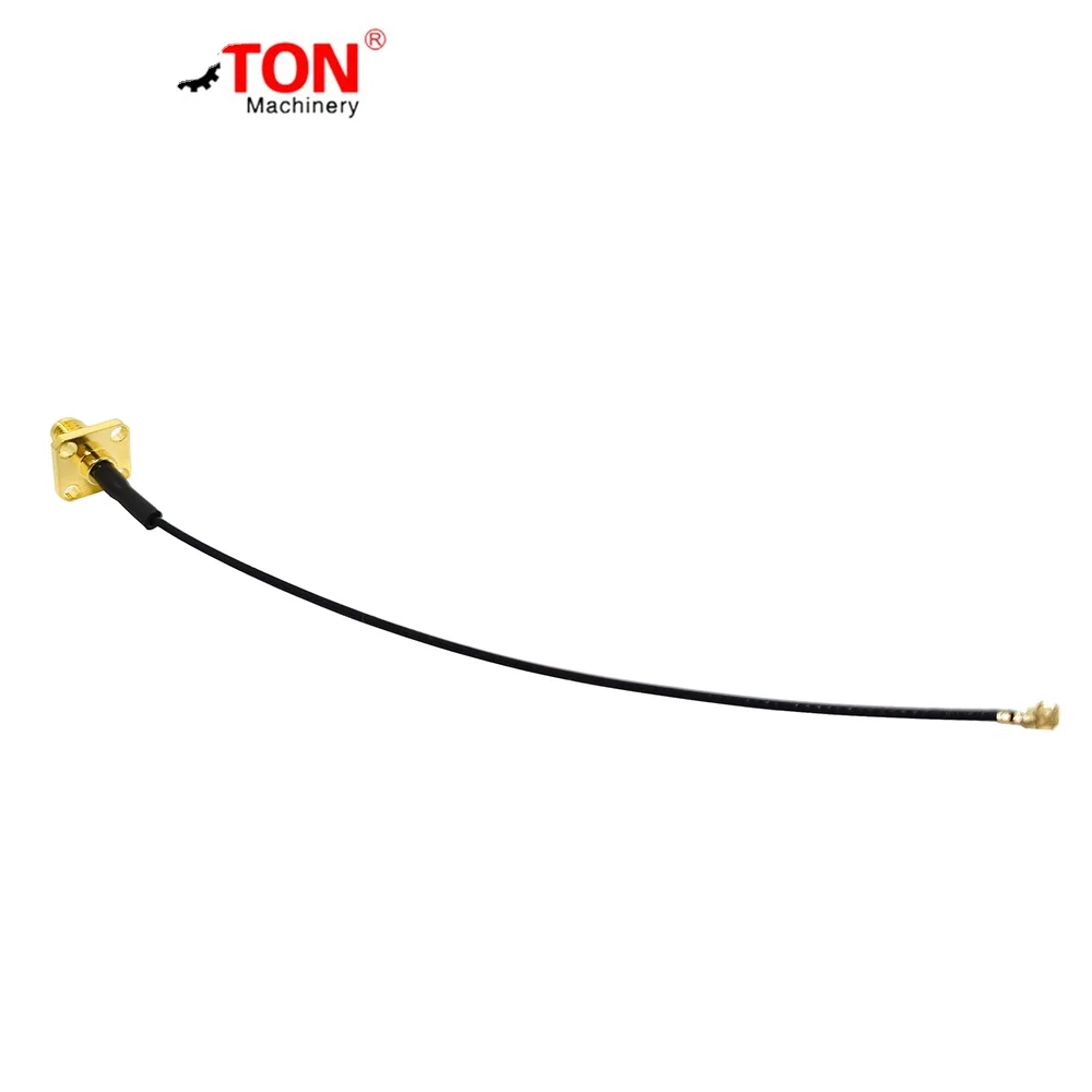 15cm Antenna Cable SMA Female 4 Hole Flange Chassis Mount Panel to UFL/u.FL RF 1.13mm 1.37mm Pigtail Coax Cable