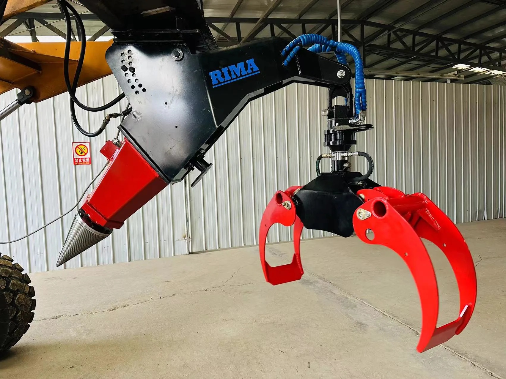 Rima Excavator Log Splitter Firewood Processor Remote Control Buy