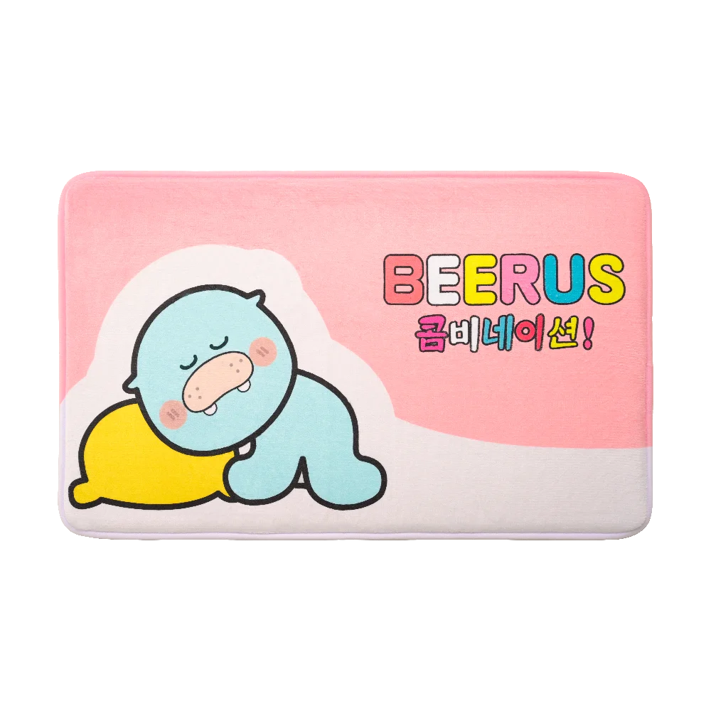 BEERUS FRIENDS CARTOON FOREST Indoor thickened sponge absorbent floor Mat Bathroom Non Slip Door Mat Memory Foam Bath Mat