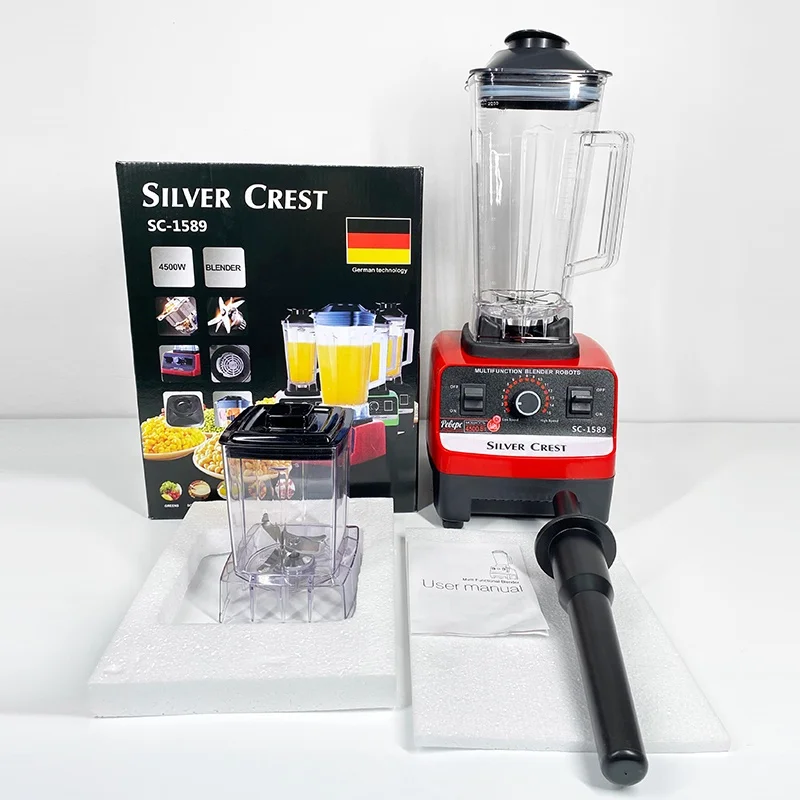 5500w Silver Crest Blender Double Cup Silvercrest Mixer Cytoderm Breaking  Machine EU Standard 110V High Power