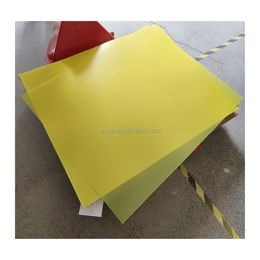 Yellow Epoxy Fiberglass Insulation Sheet 1.5mm 2mm FR4 G10 Fiber Glass Board