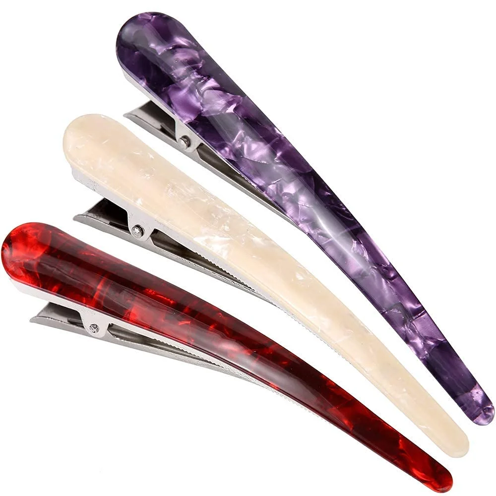 Модные классические аксессуары под крокодиловую кожу 30 цветов профессиональные заколки для волос заколка укладки