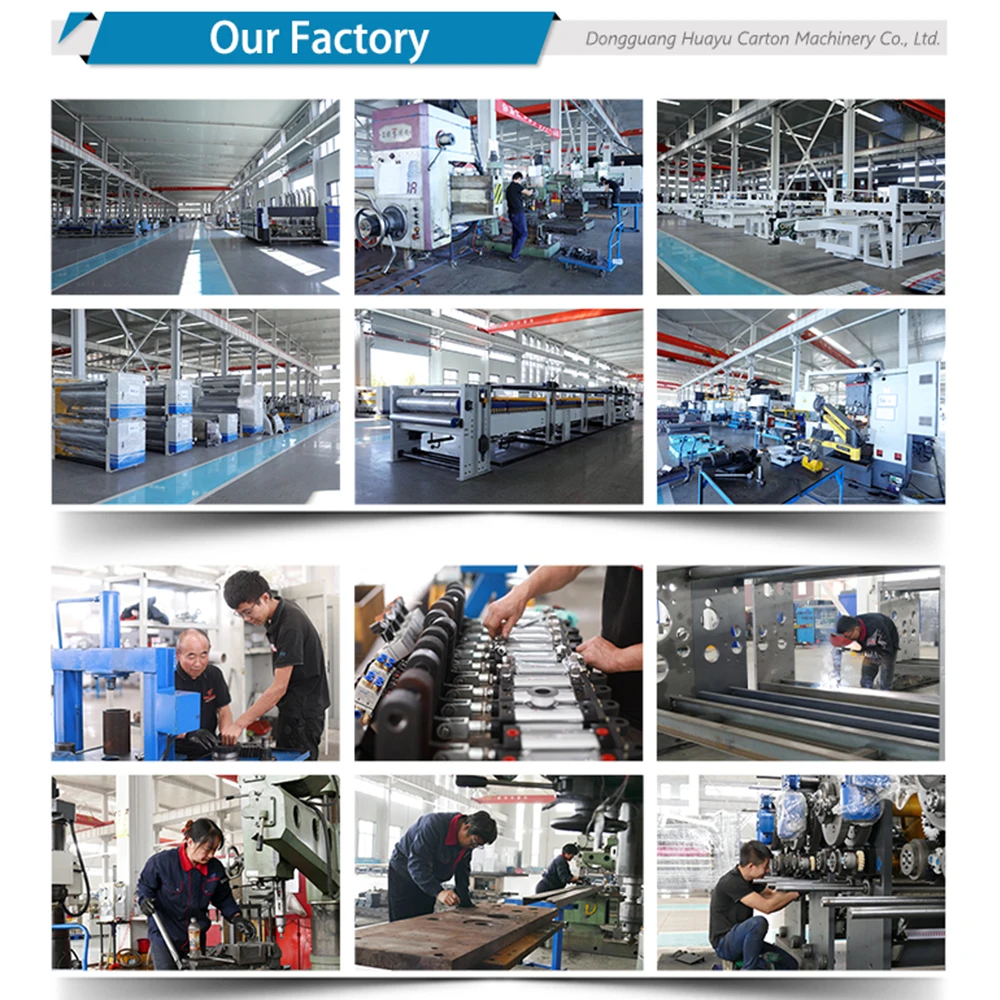 HUAYU SERIES Vacuum Transfer Fully Automatic Lead Feeder Flexo Three Color Printing Slotting Die Cutting Machine