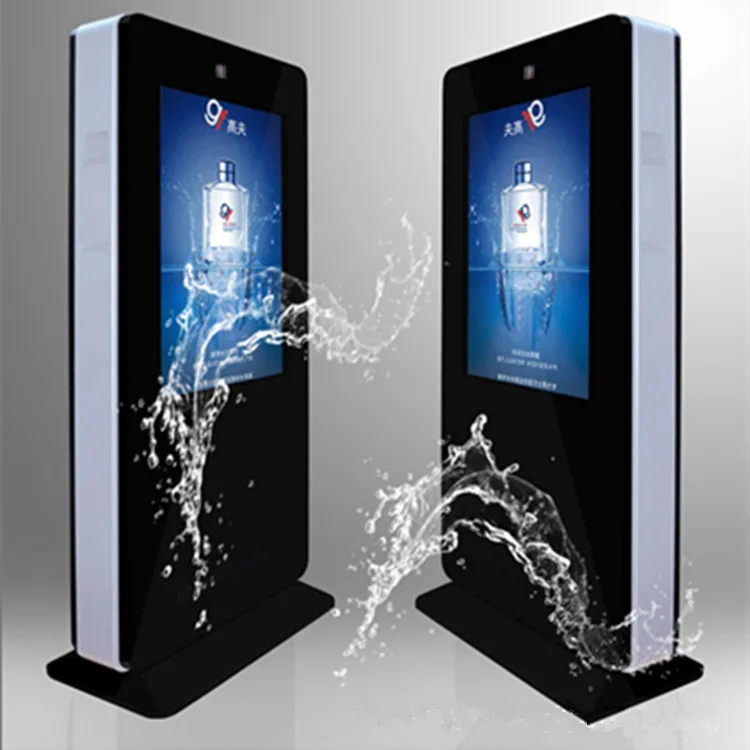 65インチ75インチ大型大型屋外液晶広告ディスプレイスクリーンTVフロア