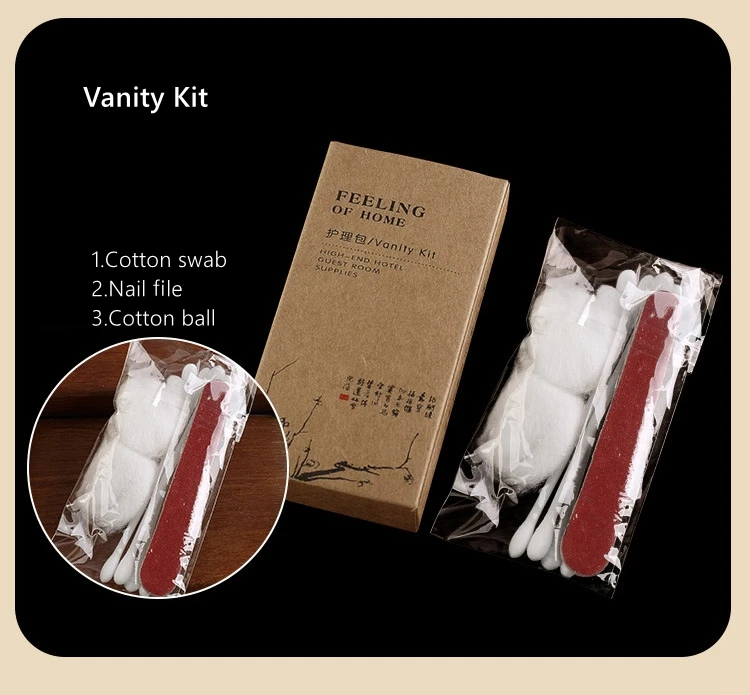 Wholesale Hotel Toiletry Kit Custom Logo Packaging Amenity For Hotel Amenities Set Luxury